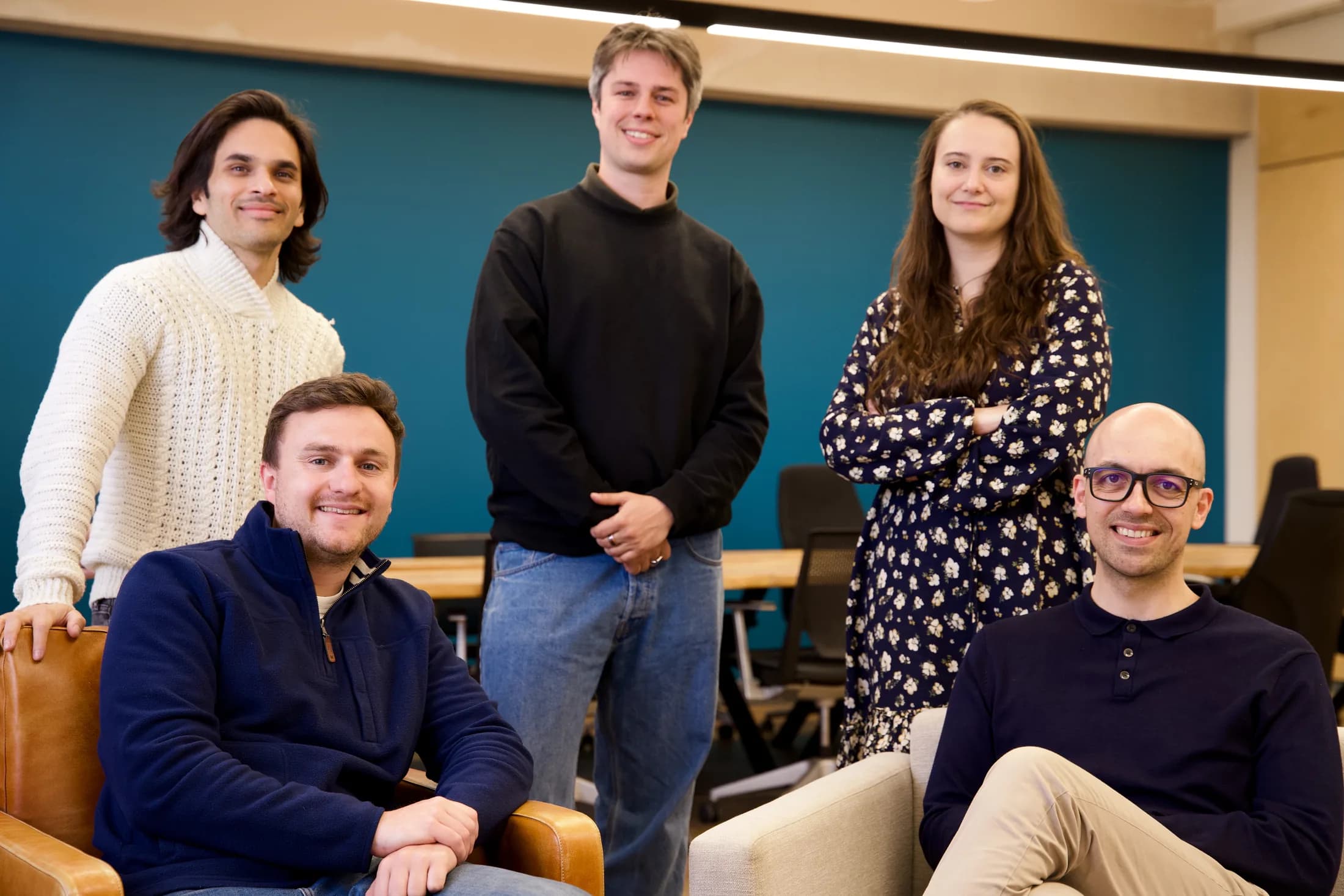 Elaniti team photo in the office